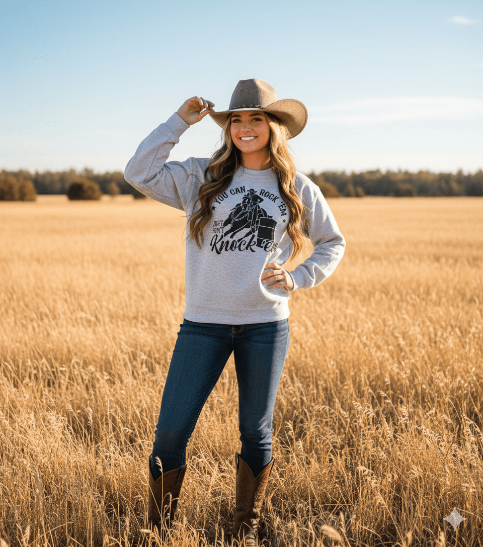Wild Junkie Rock Em Knock Em Graphic Sweatshirt — construction detail