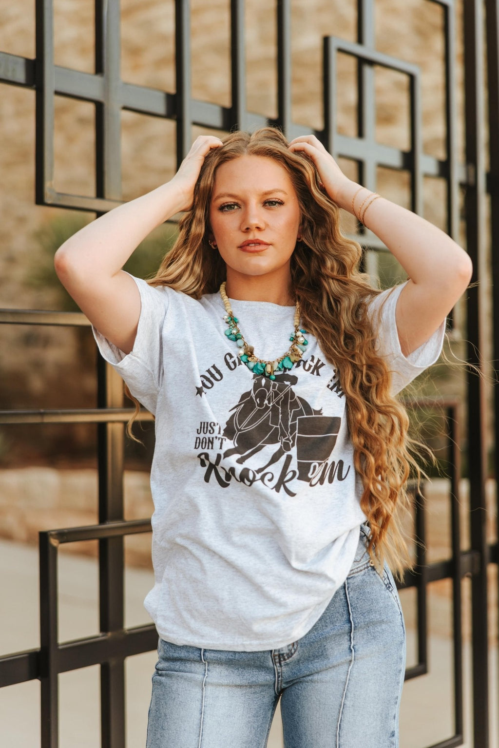 Wild Junkie Rock Em Knock Em Graphic Tee — main product shot