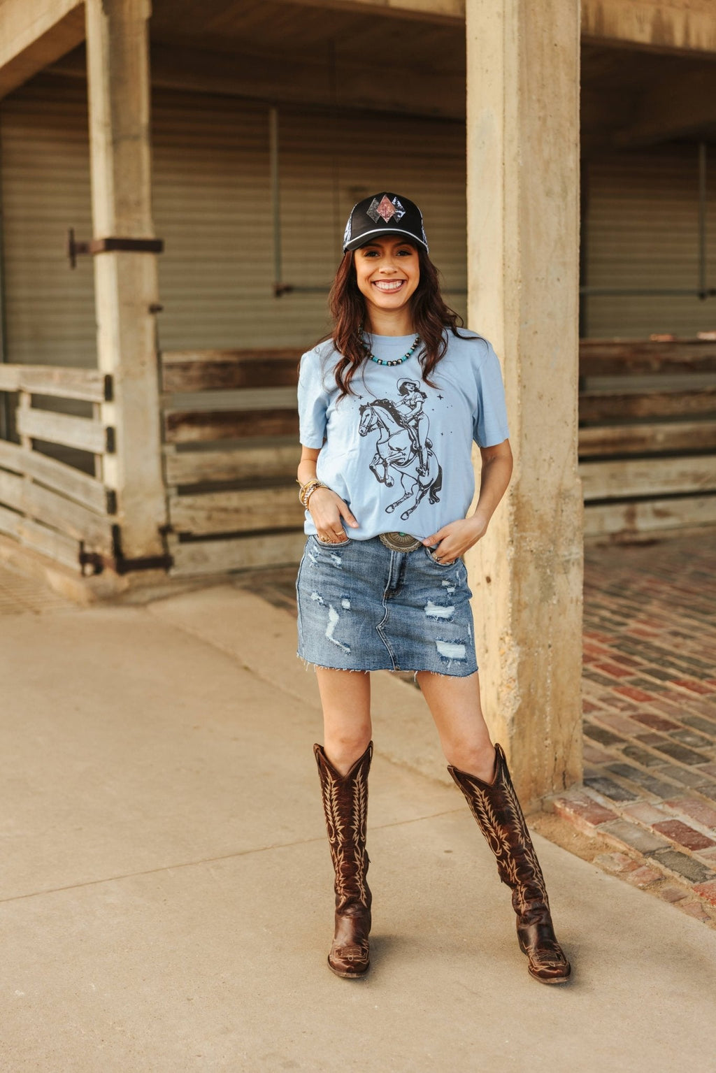 Wild Junkie Rodeo Queen Graphic Tee — graphic tees category context