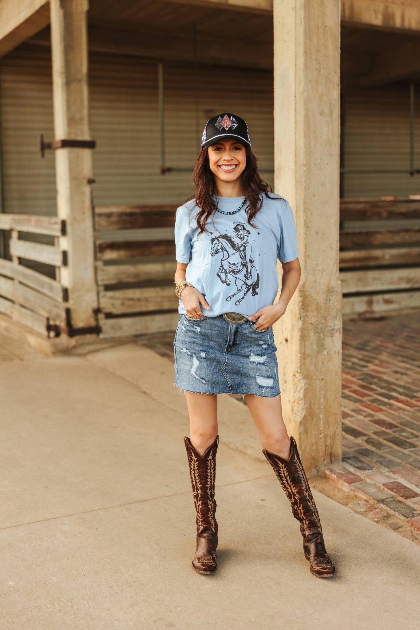 Wild Junkie Rodeo Queen Graphic Tee — graphic tees category context