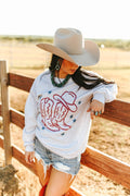 Wild Junkie Star Spangled Boots Graphic Sweatshirt — main product shot