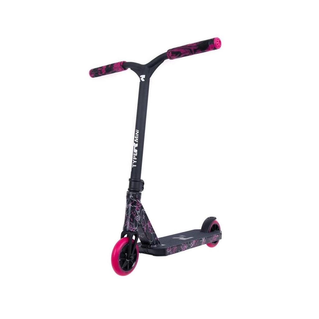 Root Industries Type-R Mini Complete Scooter - Pink Splatter by Skates USA