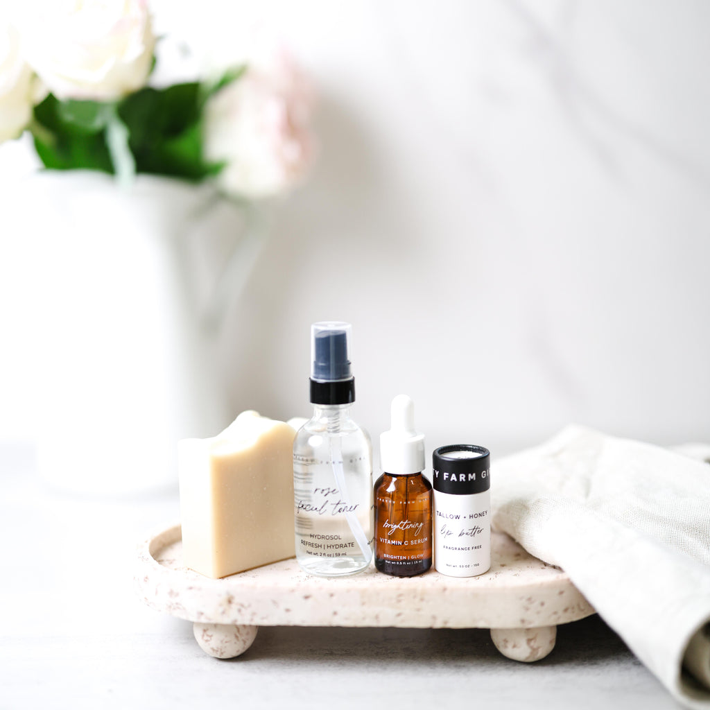 Pretty farm girl Rooted and Ready: Travel-Size Skincare Essentials Kit — main product shot