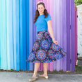 Princess Awesome & Boy Wonder Adult "Windows Upgrade" Stained Glass Skirt With Pockets — main product shot