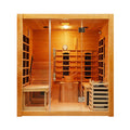 Rövia Oasis 3-Person Indoor Hybrid Sauna Room With Built-In Lounge Chair [Made-To-Order] (SAK35182) – SAKSBY WHOLESALE