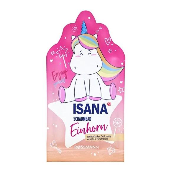 Isana Vegan Bath Foam with Vanilla & Cherry Fragrance - Moisturizing, Dermatologically Tested - 40ml