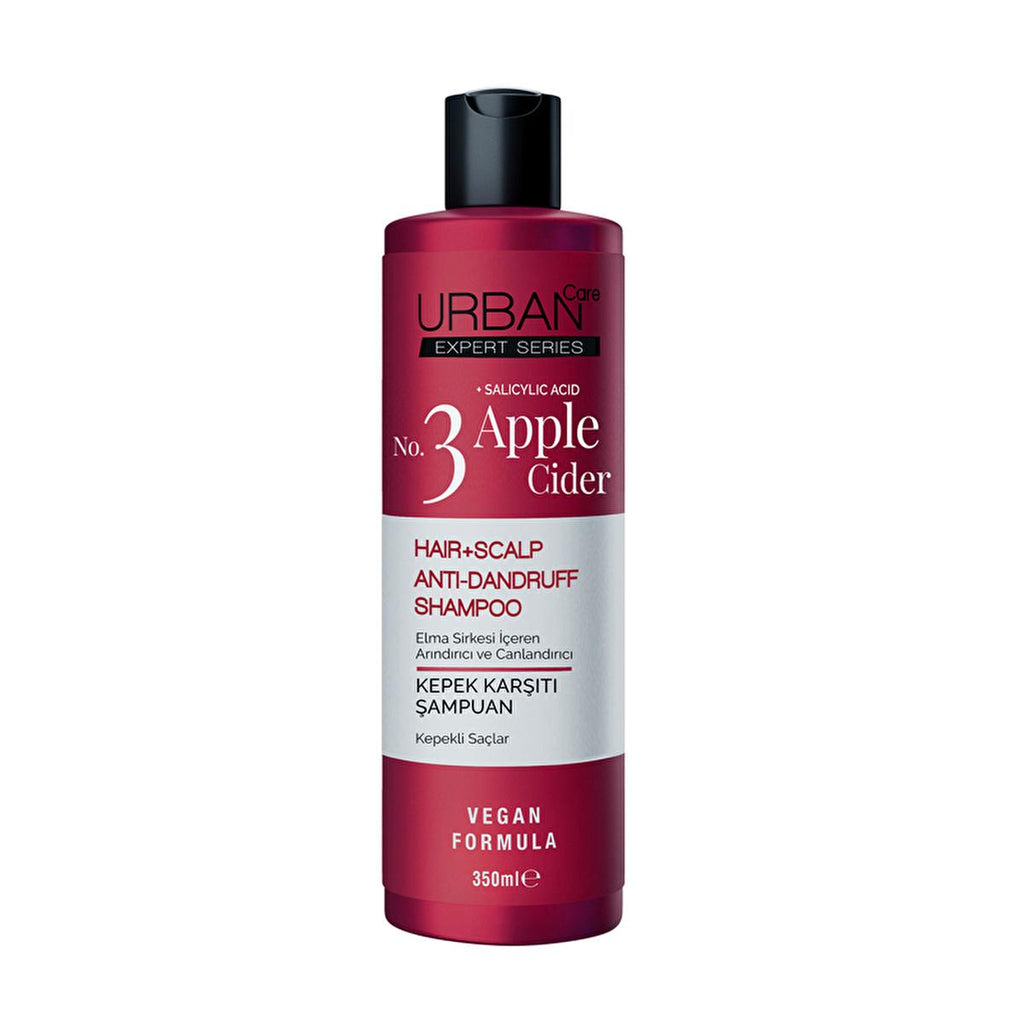 Urban Care Anti-Dandruff Shampoo with Apple Cider Vinegar & Salicylic Acid - Vegan Hair Care 11.83 fl oz