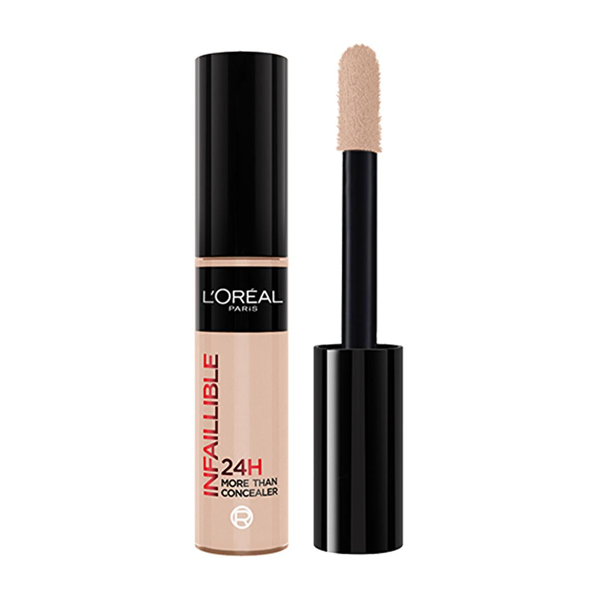 Loreal Paris Infaillible 24H Long-Lasting Full-Face Concealer - High Coverage, Waterproof Makeup