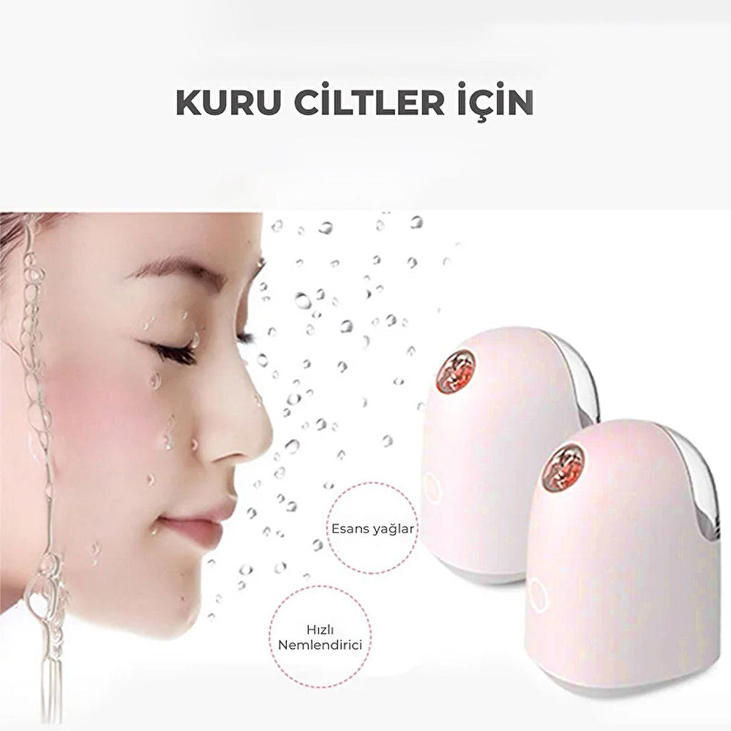 Neutron Nano Ionic Facial Steamer - Deep Cleansing, Hydration, Portable Skincare Device for Blackhead Removal and Skin Refreshing