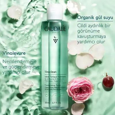 Caudalie Vinoclean Hydrating Toner: Gentle Alcohol-Free Facial Cleanser for Sensitive Skin | Natural Rose Water, Vegan & Makeup Removing - 400ml