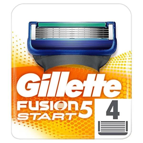 Gillette Fusion Replacement Razor Blades for Men - 4 Pack, 5 Blades for Smooth Shaving, Compatible with Gillette Fusion Razors