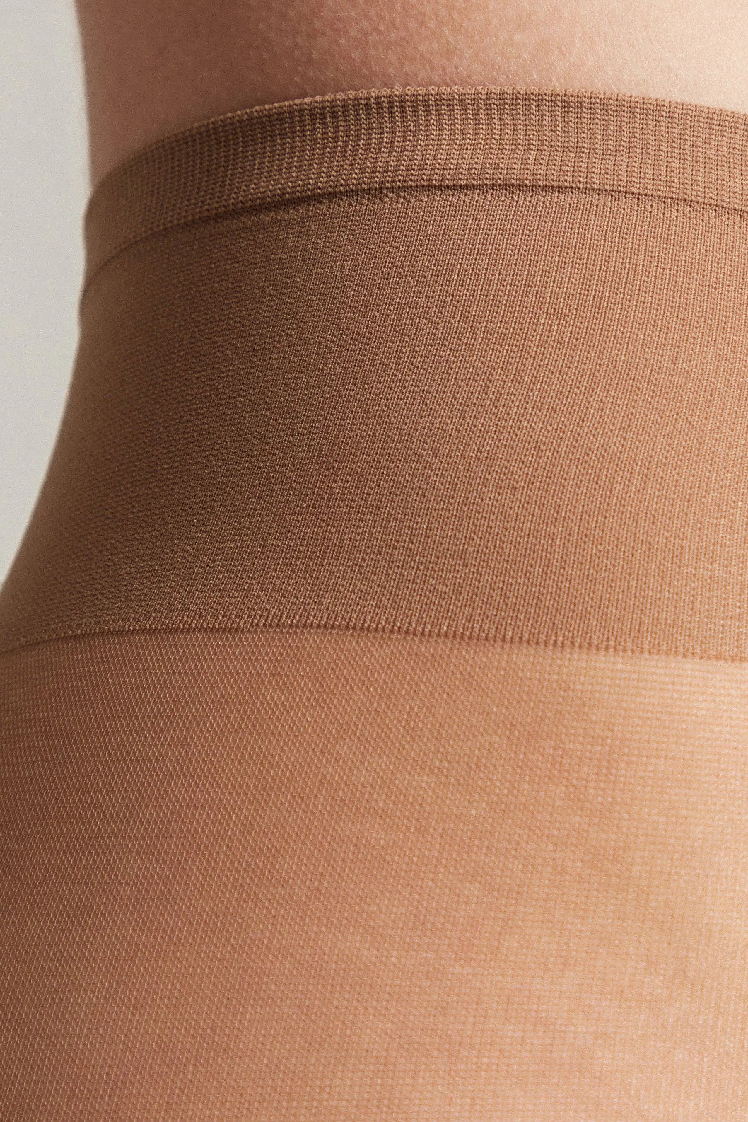 TheRanok.com Tights Conte Top Soft 20 Den - Adjustable Fit for Sensitive Skin — side view