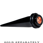 BodyCandy Black Acrylic Pink Flashy Tire Rim Taper 2G to 20mm — main product shot