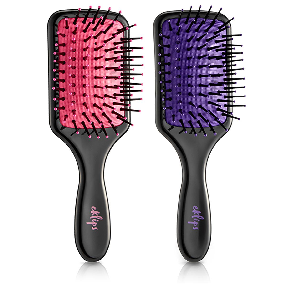 Eklips Hair Brush Paragon 8686C - Gentle Detangling Brush for Thick & Curly Hair