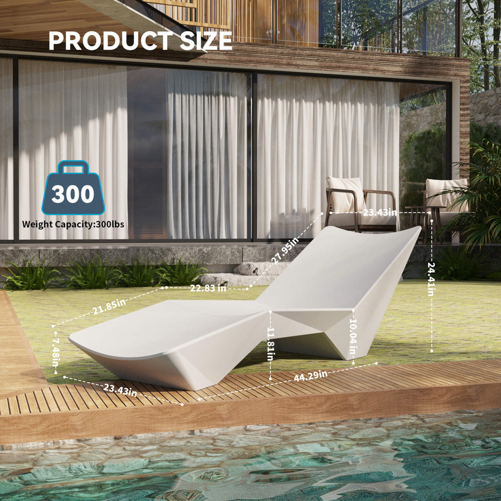 Alora S-Shaped Outdoor Natural Arc Pool Lounger (SAK82405) – SAKSBY WHOLESALE, view 9