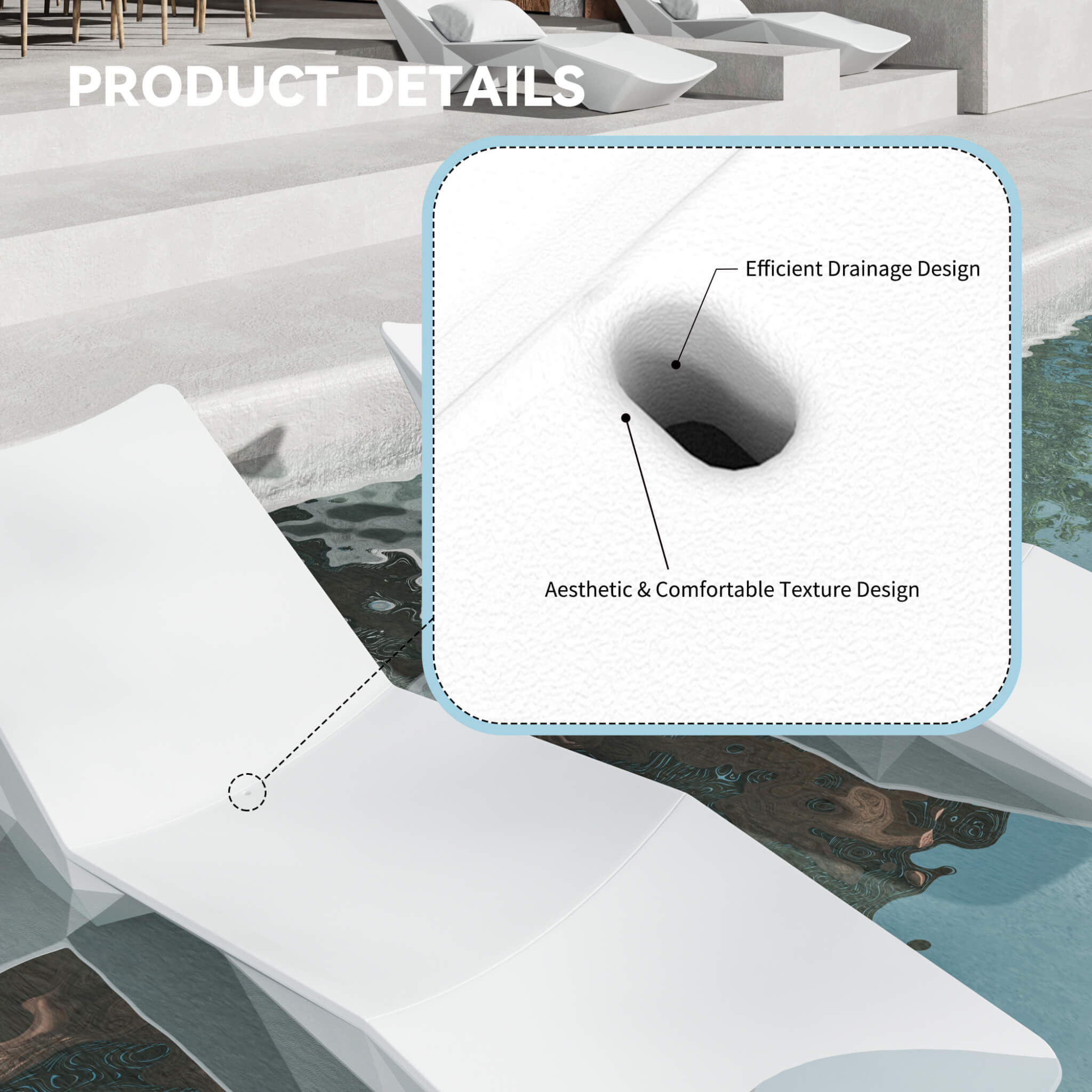 Alora S-Shaped Outdoor Natural Arc Pool Lounger (SAK82405) – SAKSBY WHOLESALE, view 8