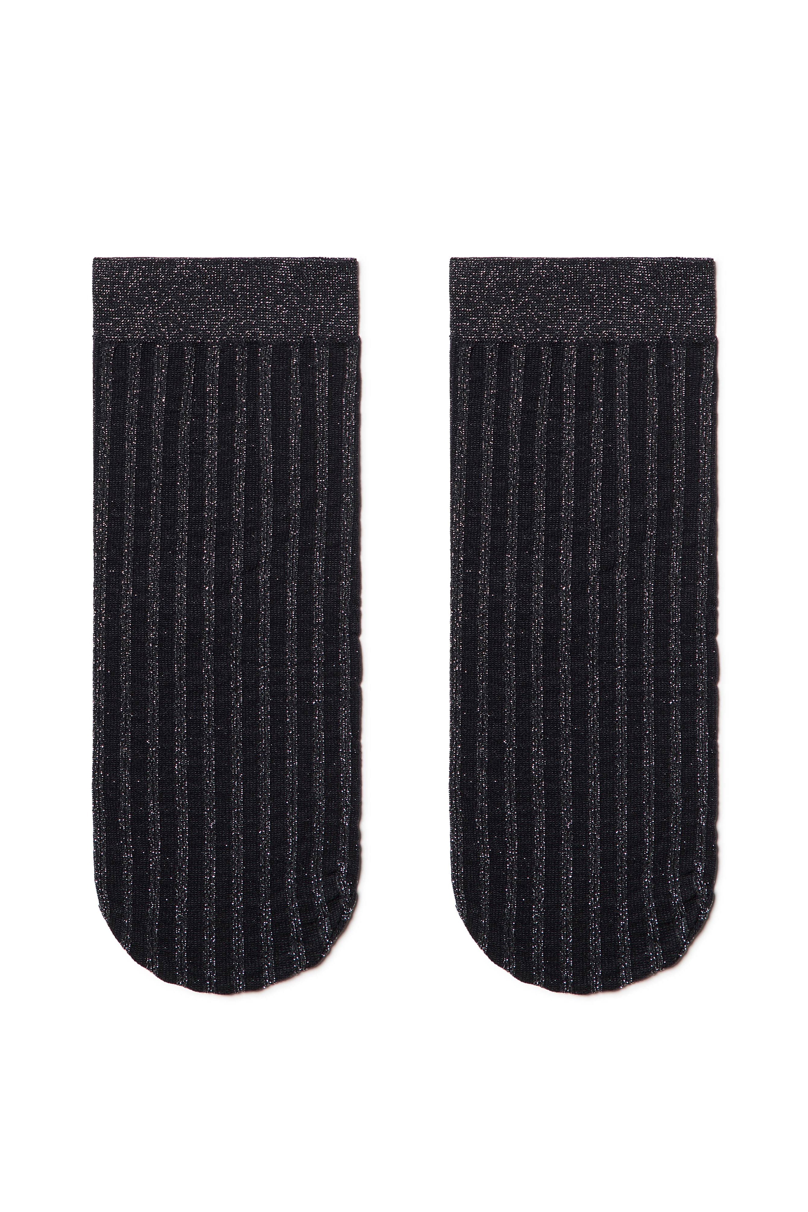 TheRanok.com Socks Conte Fantasy - Lurex Stripe — alternative angle