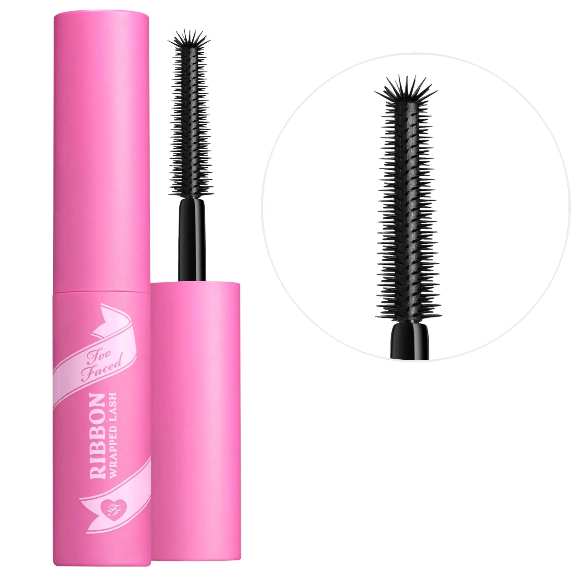 Ribbon Wrapped Lash: Extreme Length Tubing Mascara - 24 Hour Wear, Smudge-Proof, Volumizing & Lengthening - For Lash Separation & Cruelty-Free Beauty