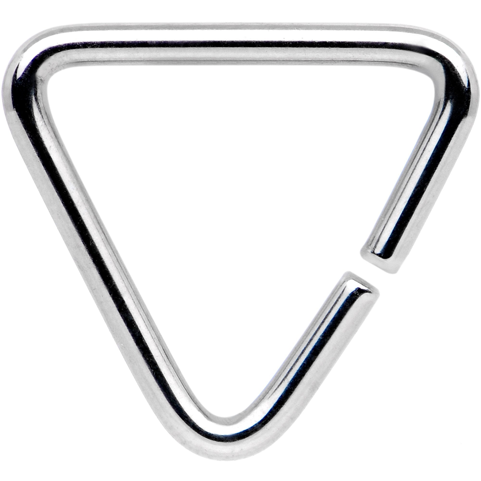 BodyCandy 16G 5/16 Outer Space UFO Septum Ring Pack Set of 3 — branding close-up