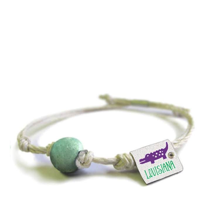 Earth Bands Louisiana — lifestyle worn / used context