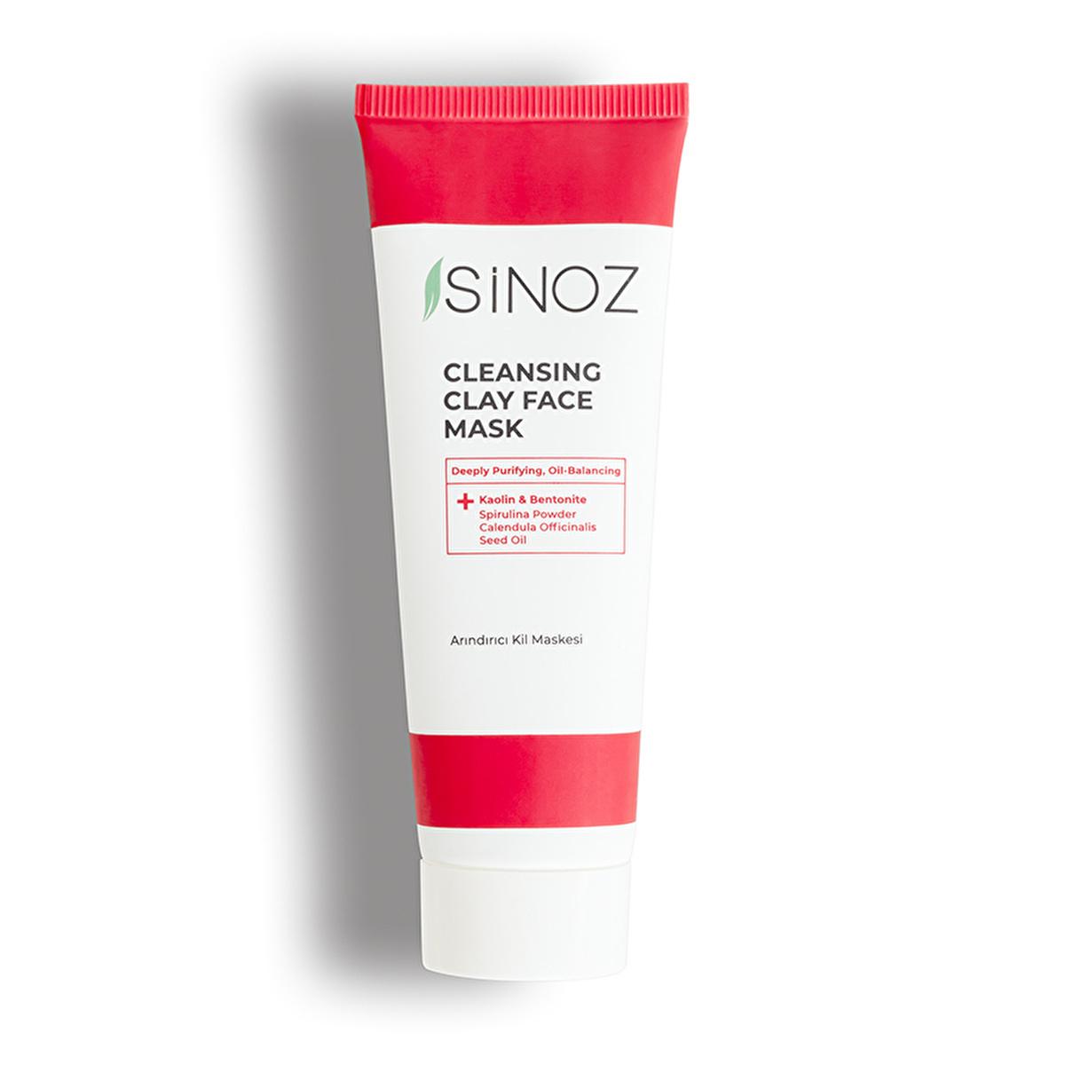 Sinoz Acne & Blackhead Purifying Facial Mask: Deep Pore Cleansing, Oil Control, and Natural Extracts for Clearer Skin