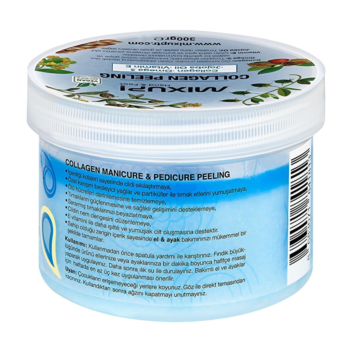 Mixup Hand & Foot Collagen Peeling for Healthy Nail Growth & Skin Exfoliation - 300g