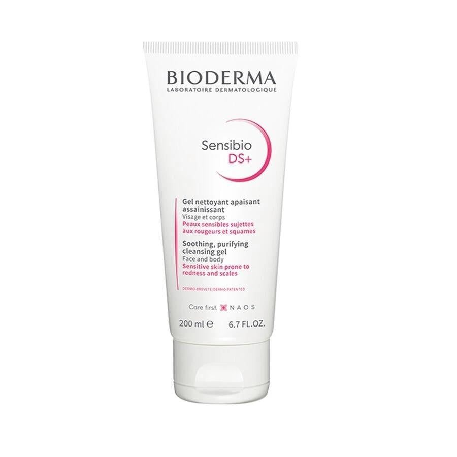 Bioderma Sensibio DS+ Foaming Facial Cleansing Gel for Sensitive Skin - Gentle, Soap-Free, 6.76 fl oz