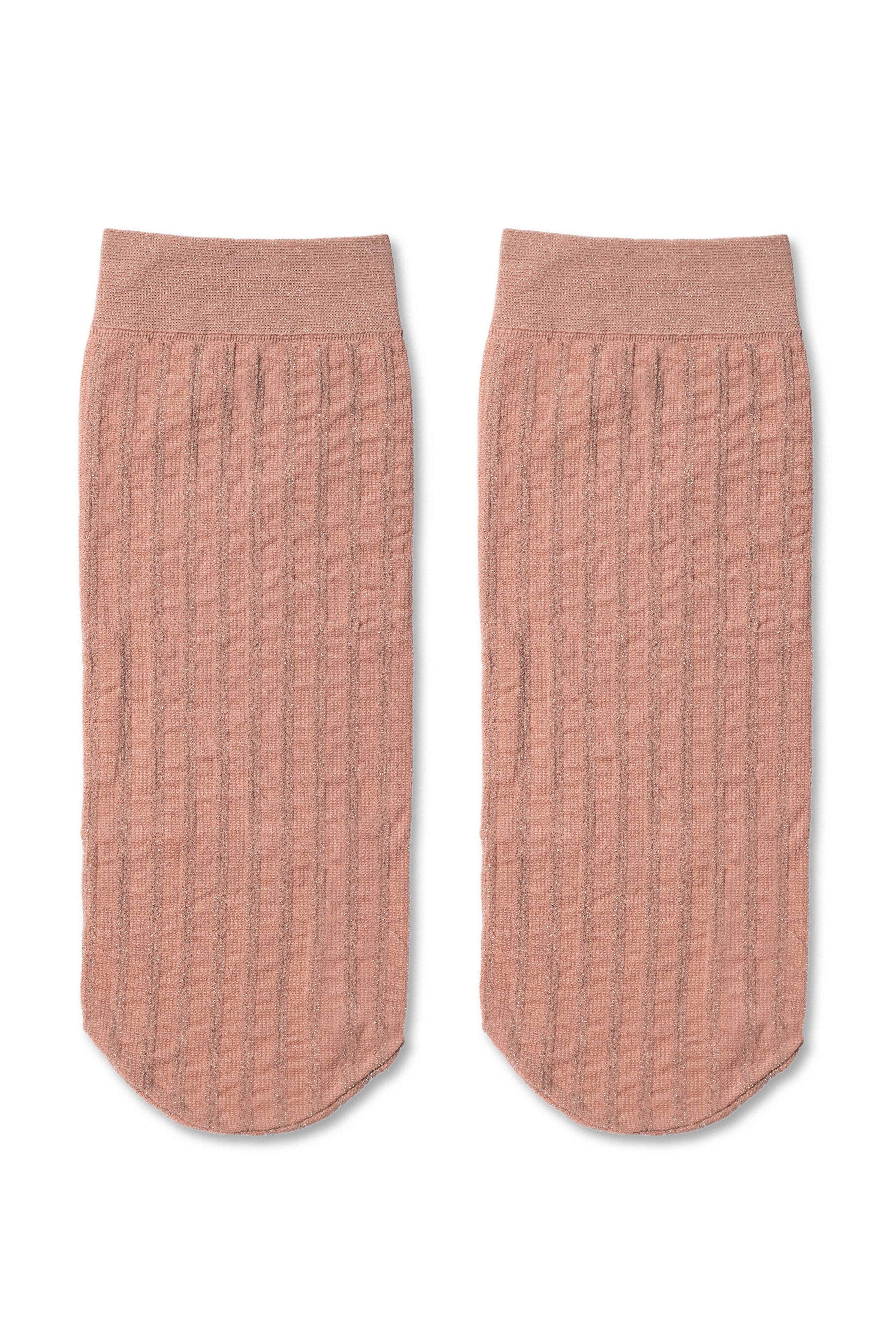 TheRanok.com Socks Conte Fantasy - Lurex Stripe — detail close-up