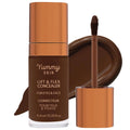 Yummy Skin Hydrating Concealer with Hyaluronic Acid & Caffeine - Vegan, Cruelty-Free Liquid Concealer for Natural Coverage