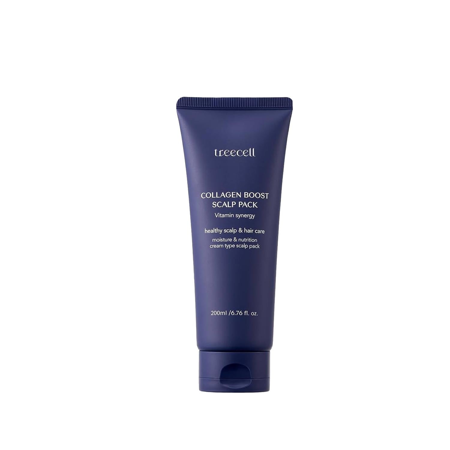 Treecell Collagen Boost Scalp Pack - Moisturizing Scalp Care Cream for Dry Scalp, 6.76 fl oz