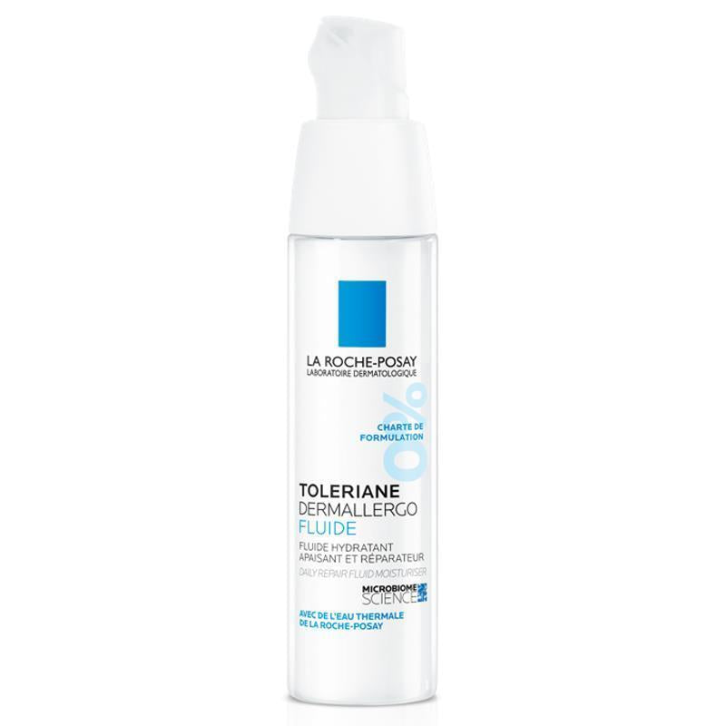 La Roche Posay Toleriane Dermallargo Fluide Moisturizing Cream - Fragrance-Free, Hypoallergenic, 1.35 fl oz
