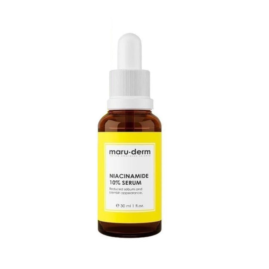 Maruderm Niacinamide 10% Serum: Hyaluronic Acid + Panthenol - Reduce Pores, Improve Skin Tone, Hydrating Face Serum (1 fl oz)