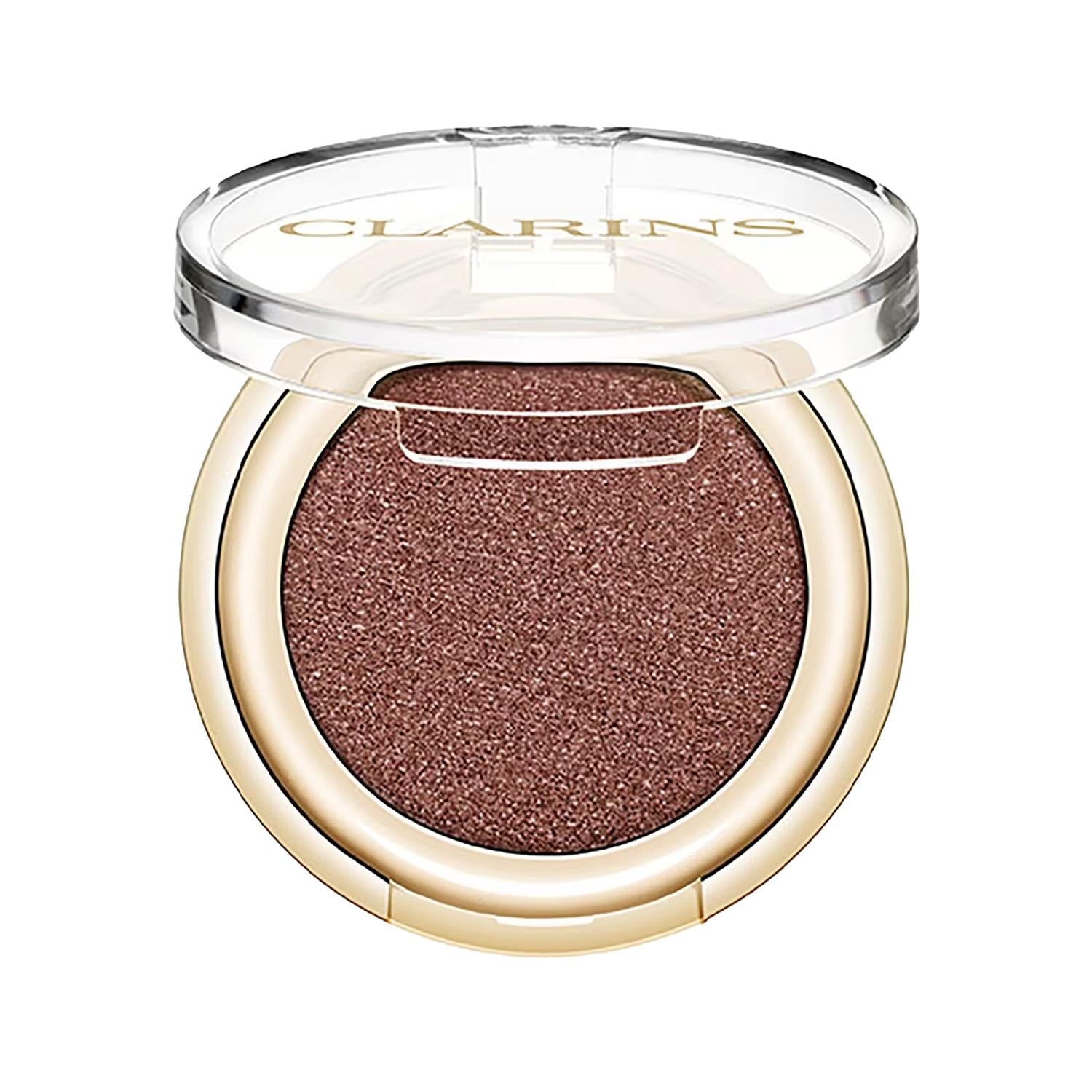 Clarins Ombre Skin Satin Mocha Single Eyeshadow: Long-Lasting Brown Eye Makeup, Versatile Mocha Shade, Smooth Satin Finish