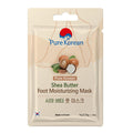 Pure Korean Shea Butter Foot Mask - Intense Moisturizing, Repairs Dry & Cracked Heels, Rosemary Lavender Foot Care