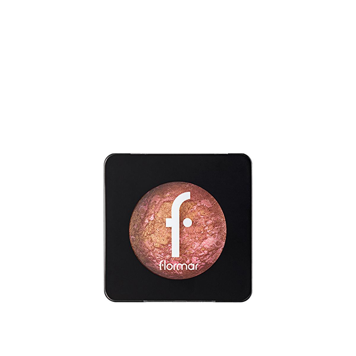Flormar Baked Blush-On 044 Pink Bronze: High Pigment, Natural Shimmer & Vitamin E for Radiant, Healthy Glow