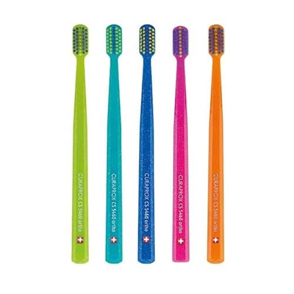 Curaprox CS 5460 Orthodontic Toothbrush - Gentle, Effective Oral Care for Braces & Orthodontic Appliances