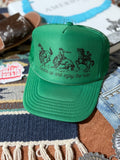 Wild Junkie Saddle Up And Enjoy The Ride Trucker Hat — main product shot