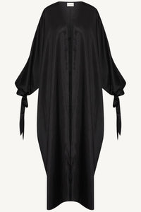 Safiyah Open Abaya - Black Abayas Veiled 