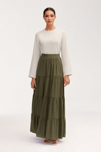 Sana Maxi Skirt - Dark Forest Clothing Veiled 