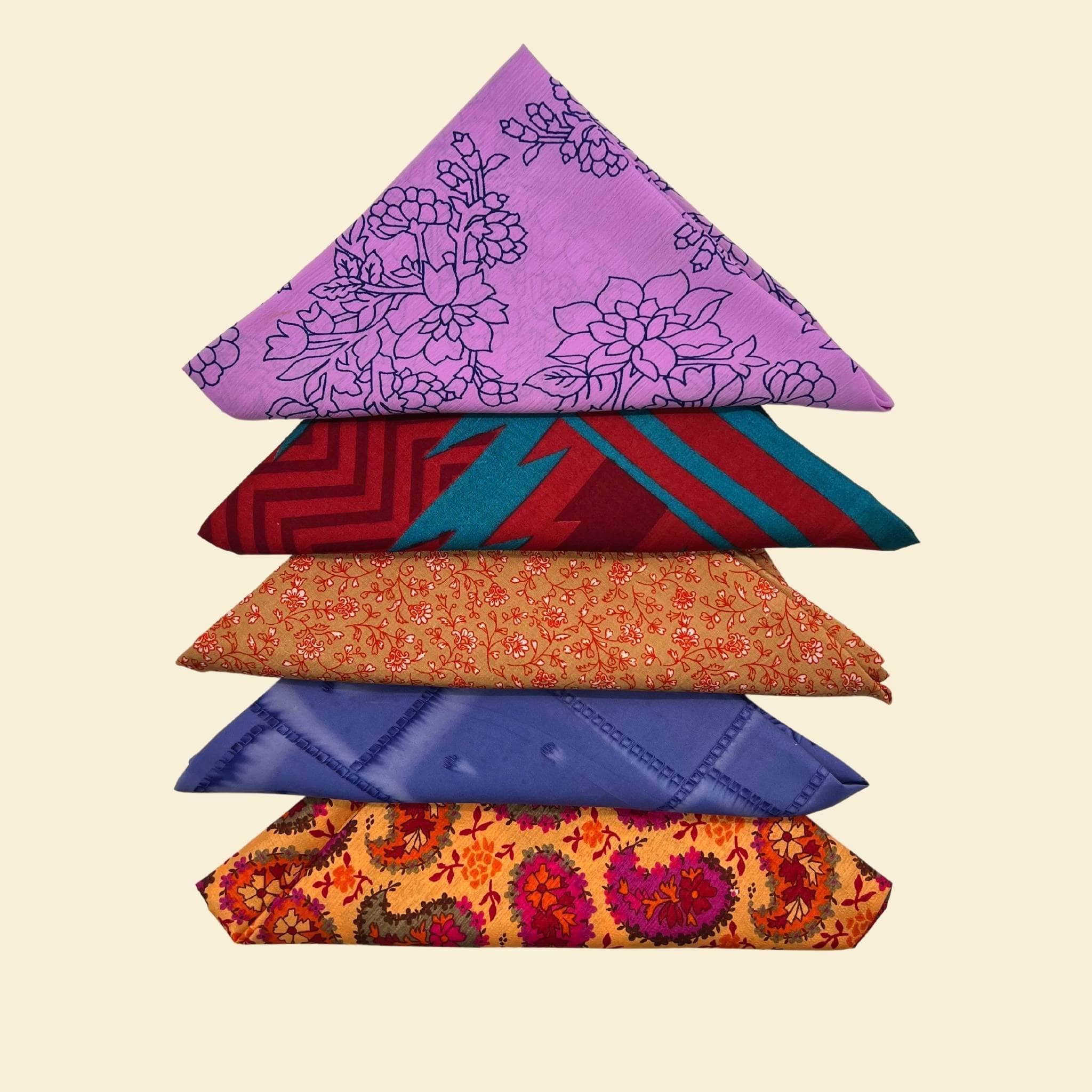 Darn Good Yarn Furoshiki Reusable Wrapping Cloth — construction detail