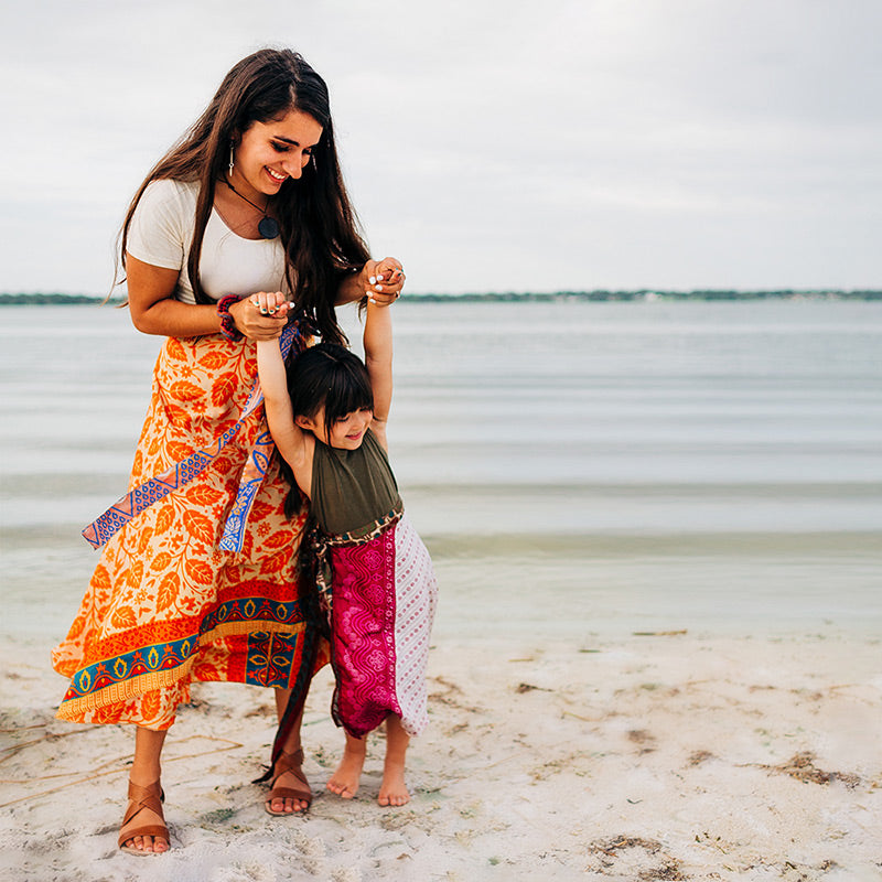 Darn Good Yarn Made With Love: The Original Sari Wrap Skirt — main product shot