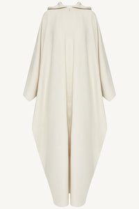Saria Hooded Zip Front Kaftan Dress - Cloud Dresses Veiled 