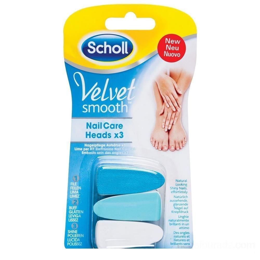 Scholl Electronic Nail Care Replacement Heads 3