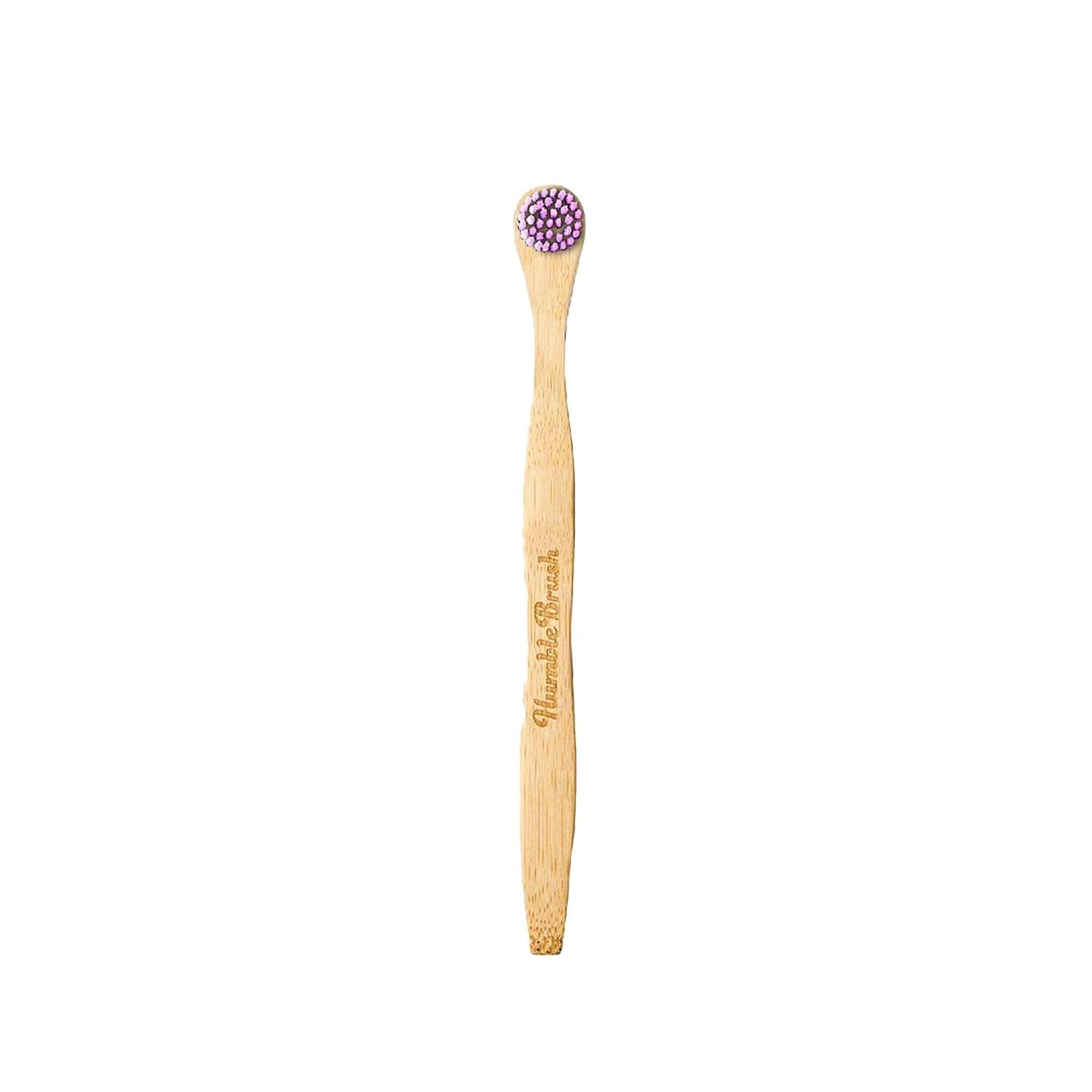Humble Brush Tongue Cleaner - Lila Color, Fresh Breath & Oral Hygiene Promoter