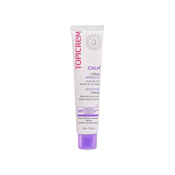 Topicrem Calm+ Ultra Moisturizing Soothing Light Cream for Sensitive Skin - 40ml