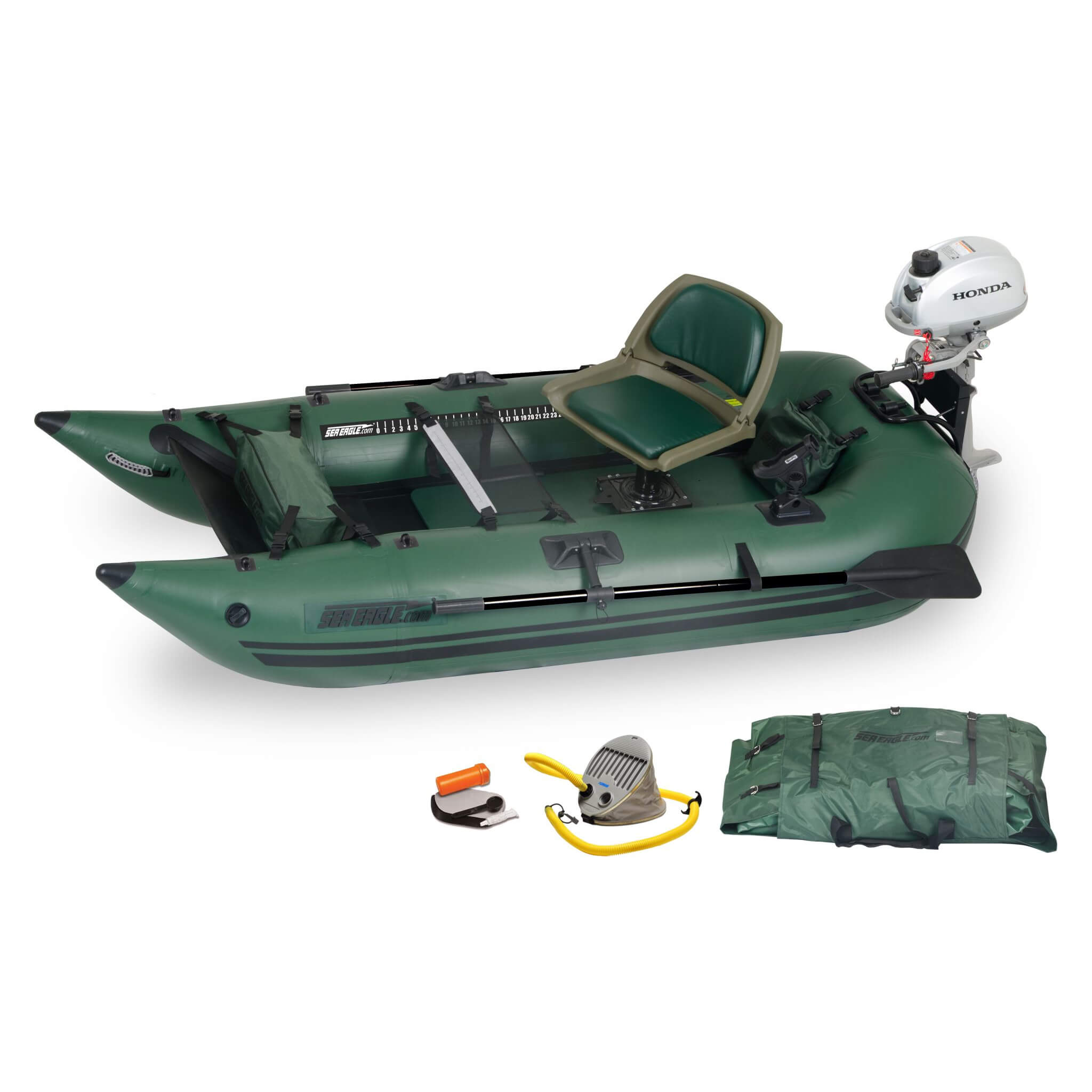 Sea Eagle 1-Person Frameless Pontoon Inflatable Fishing Boat, 9FT [285FPBK] (SAK93163) – SAKSBY WHOLESALE, view 21