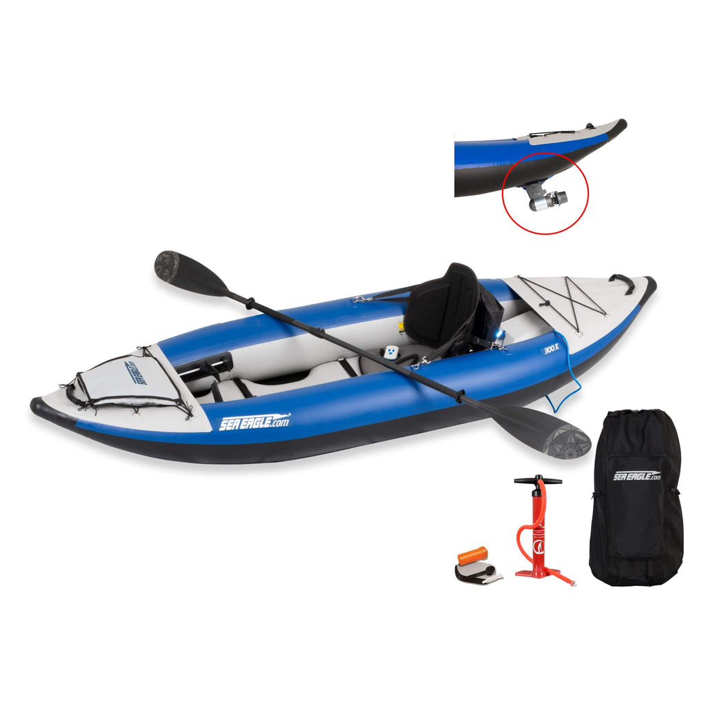 Sea Eagle 300X Explorer 1-Person Inflatable Kayak With Adjustable Footrest [300XK] (SAK18457) – SAKSBY WHOLESALE, view 9