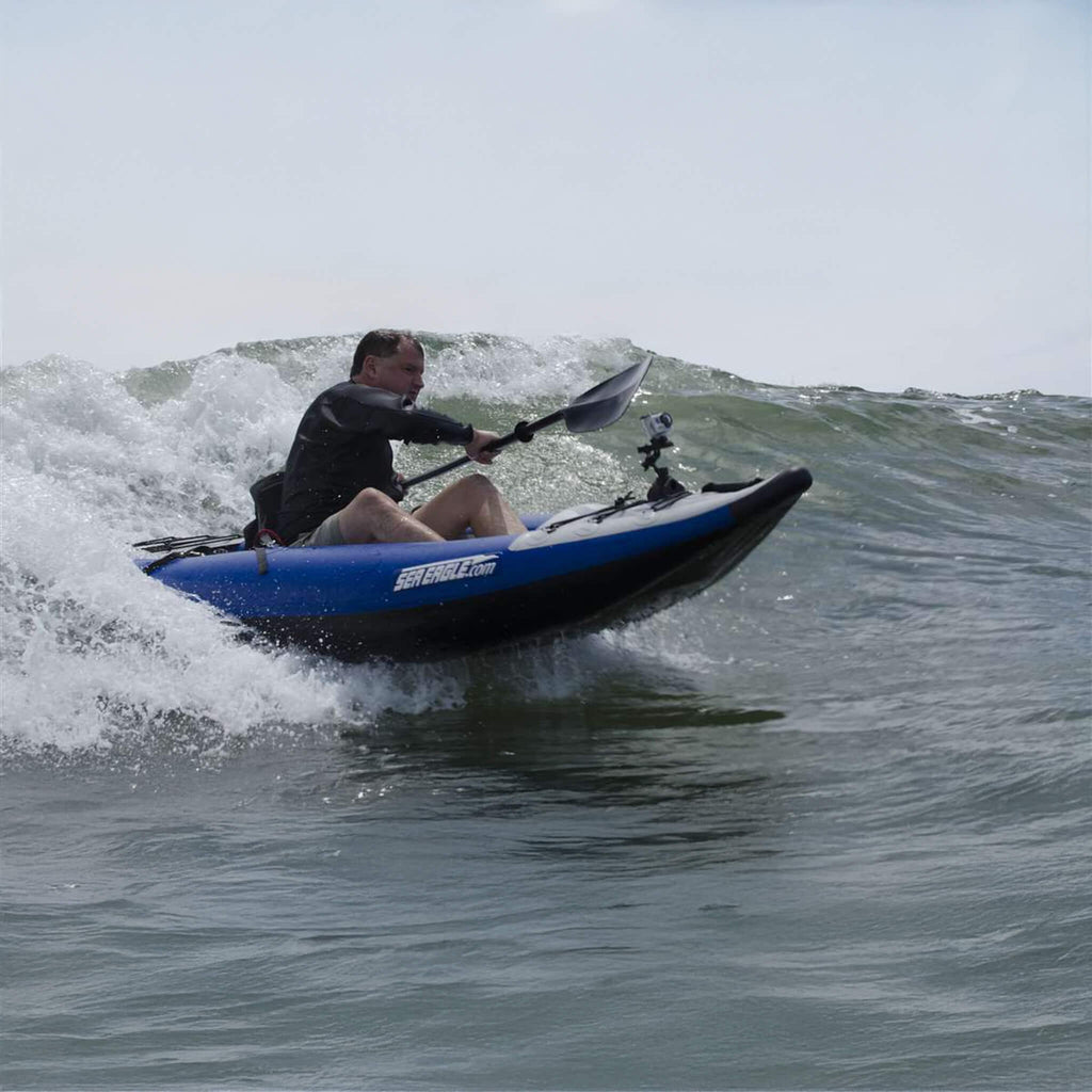 Sea Eagle 300X Explorer 1-Person Inflatable Kayak With Adjustable Footrest [300XK] (SAK18457) – SAKSBY WHOLESALE, view 4
