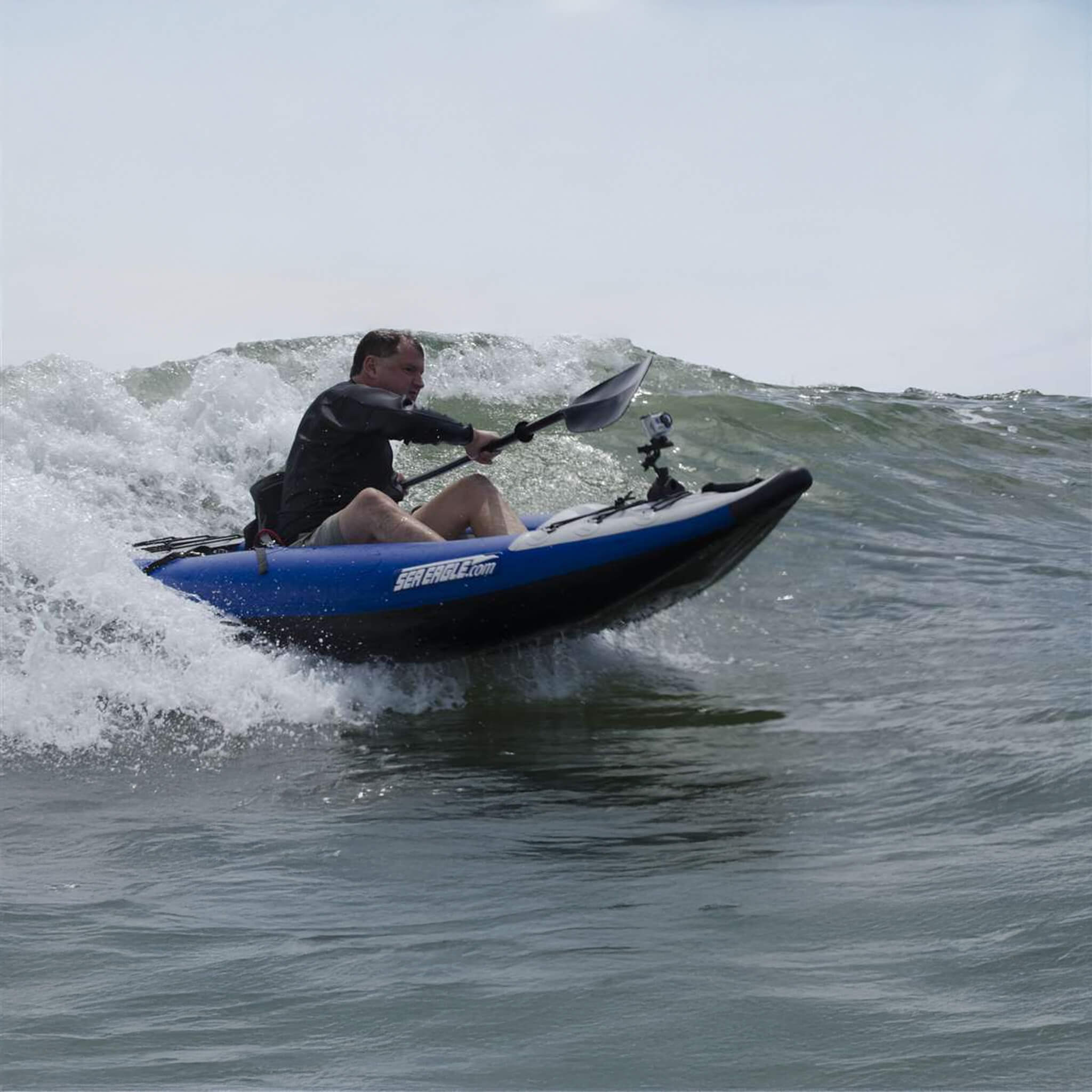 Sea Eagle 300X Explorer 1-Person Inflatable Kayak With Adjustable Footrest [300XK] (SAK18457) – SAKSBY WHOLESALE, view 4