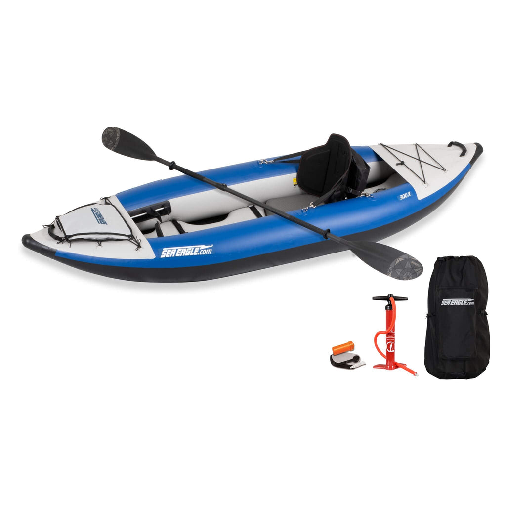 Sea Eagle 300X Explorer 1-Person Inflatable Kayak With Adjustable Footrest [300XK] (SAK18457) – SAKSBY WHOLESALE, view 8